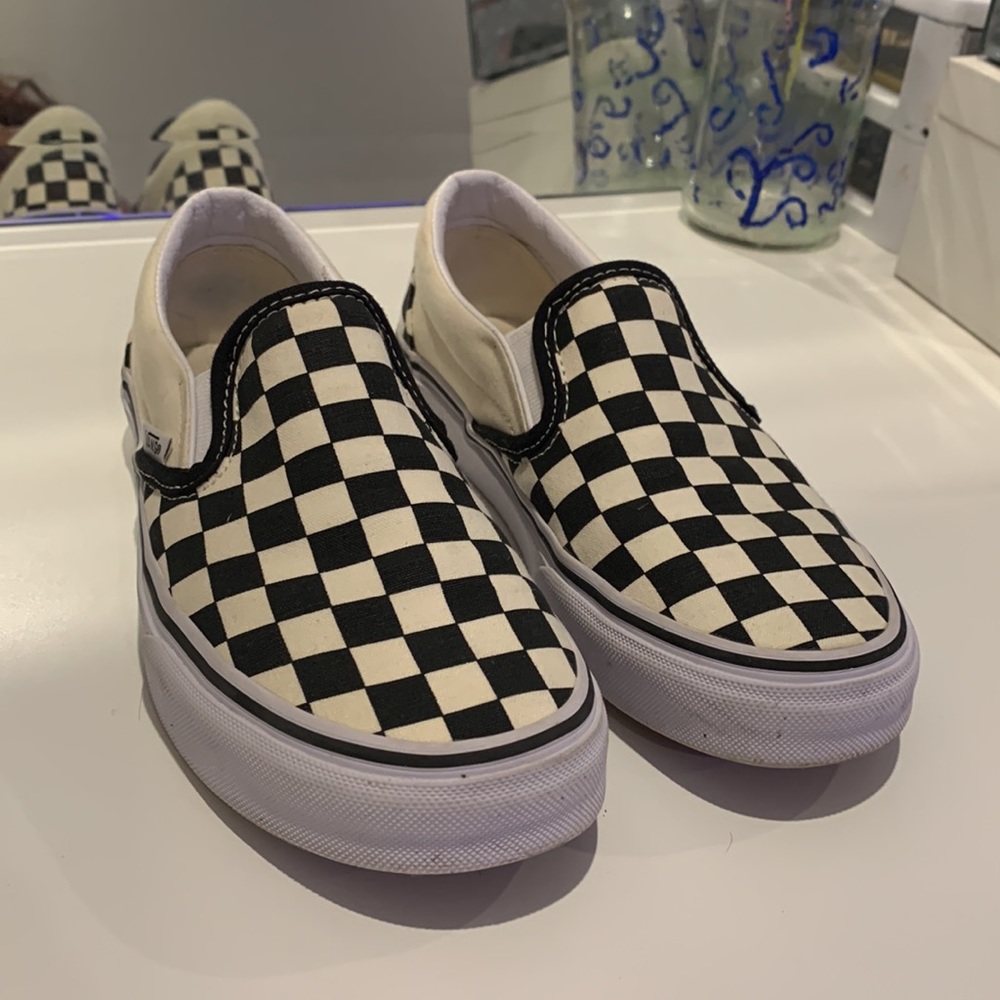 CHECKERBOARD VANS❤️‍🔥